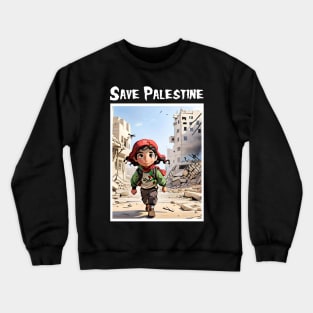 save palestine Crewneck Sweatshirt